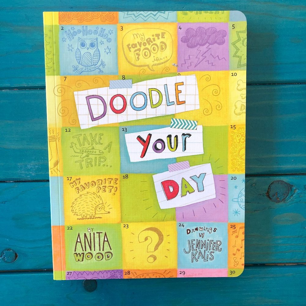 Doodle Your Day Activity Book by Anita Wood ~ NEW